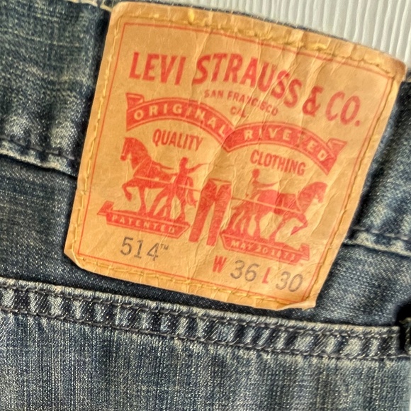 Levi's 514 Men Jeans Size 36x30 - Picture 5 of 8
